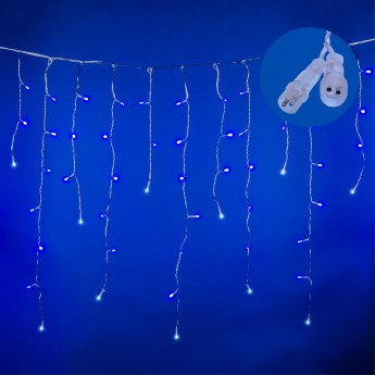 Бахрома светодиодная с эффектом мерцания UNIEL ULD-B25006-440/TTK BLUE-WHITE IP44, 25м