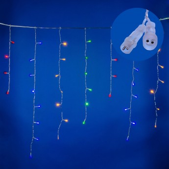 Бахрома светодиодная с эффектом мерцания UNIEL ULD-B25006-440/TTK MULTI IP44, 25м