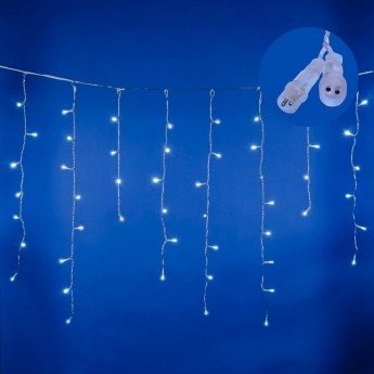 Бахрома светодиодная с эффектом мерцания UNIEL ULD-B25006-440/TTK WHITE IP44, 25м