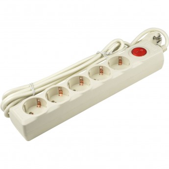 Cетевой фильтр UNIEL S-GSU5-3 IVORY