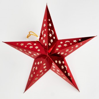 Фигура светодиодная «Красная звезда» UNIEL ULD-H4545-005/STA/2AA WARM WHITE IP20 RED STAR