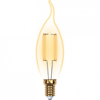 Лампа светодиодная UNIEL LED-CW35-5W/GOLDEN/E14 GLV21GO