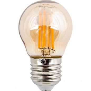 Лампа светодиодная UNIEL LED-G45-5W/GOLDEN/E27 GLV21GO