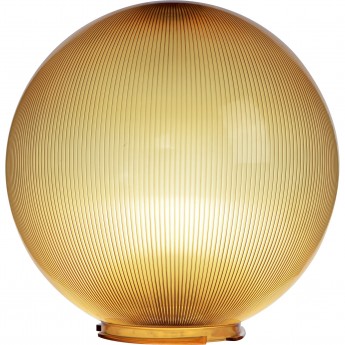 Рассеиватель UNIEL UFP-P300В BRONZE призматический (с насечками) в форме шара для садово-парковых светильников