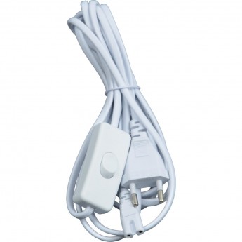 Сетевой шнур Uniel UCX-PT2/L10-300/B WHITE 1 STICKER