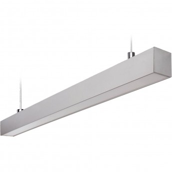 Светильник линейный светодиодный UNIEL ULO-K10D 52W/4000K/L125 IP65 SILVER подвесной
