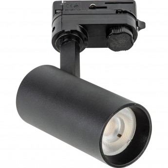 Светильник-прожектор светодиодный UNIEL ULB-T55-30W/3000K BLACK трековый, 3000К, черный