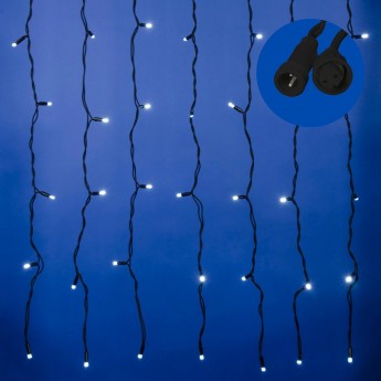 Занавес светодиодный с эффектом мерцания UNIEL ULD-C3020-384/TBK WHITE IP67, 3х2м